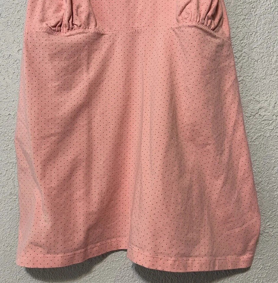 Camiseta sin mangas Maurices camisola rosa con lunares gris ribete de encaje para mujer talla grande 3 Foto 3 de 4