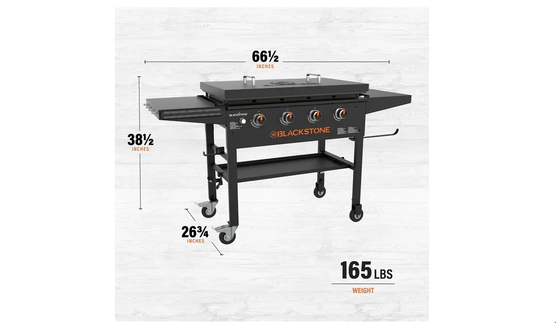 Blackstone 4Burner 36" Griddle Cooking Station with Hard Cover eBay