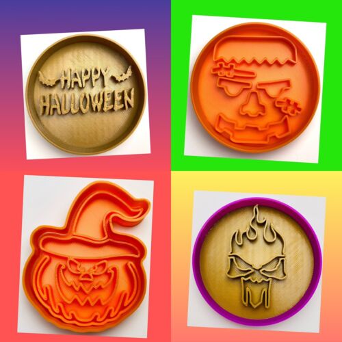 Set Of 4 Halloween Cookie Cutters - Afbeelding 1 van 11