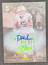 2021 Panini Luminance Rookie Gold Auto /100 Dax Milne #115 Rookie Auto RC