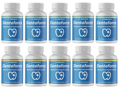 DentaForce Teeth & Gum Supplement - 10 Bottles 600 Capsules