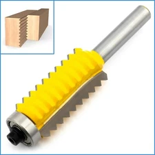 40mm 10T Bottom Bearing Triangle Finger Cutter V Joint Router Milling Drill Bit