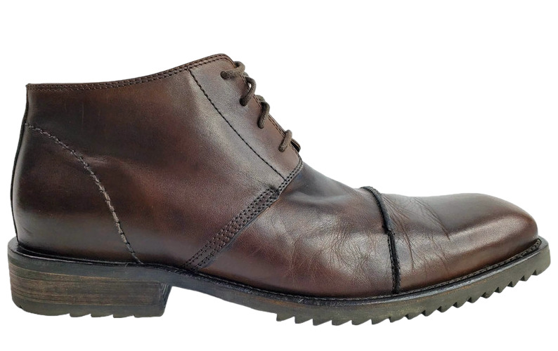Rush Gordon Rush Men's 10.5 Brown Leather Cap Toe… - image 1