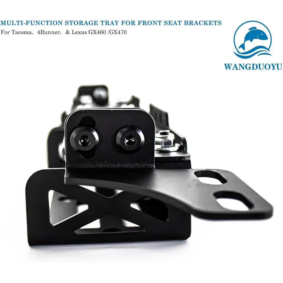 Front Seat Bracket Storage Tray Molle Panel for Tacoma 2005-2023 ,4runner, Gx460 - Imagem 2 de 4