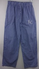Kansas City Royals Sleep Pants Blue/White Check Mens Medium MLB Concepts Sport