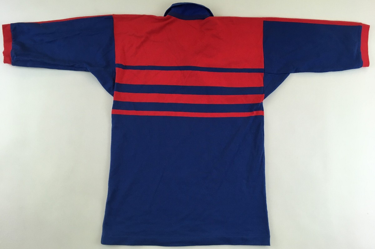 Newcastle Knights 1990s blue NSW RL rugby Australia shirt