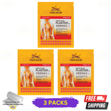3 X Tiger Balm Plaster 2 Warm Patch Pain Relief Muscle Arthritis 10cm X 14cm 