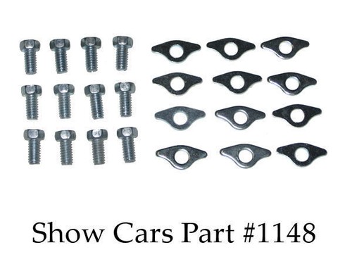 1958-1964 Chevrolet 348 409 Valve Cover Hex Screws & Bat Wing Washers ...