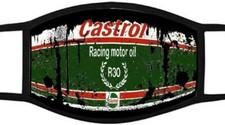 Face Mask Castrol R30 Motorcycle Oil Can + PM2.5 Active Carbon Filter