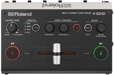 ROLAND V-02HD 2CH Video Switcher mit integriertem Scaler
