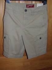 CARGO SHORTS - BOYS - INDUSTRIAL KHAKI - SIZE 8 - RET. 34  G-3-SH-1-53x3 