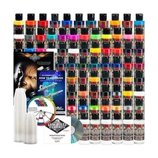Createx 66 Wicked Colors 2oz Complete Colors Airbrush Paint Set