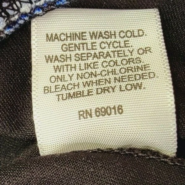 Exertek Womens Shorts Skorts Skirt Size 3X Blue White Black NEW - Image 4 of 4