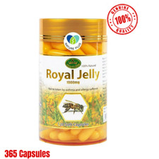 NEW Nature  s King Royal Jelly 1000 mg Soft Gel 100 Natural Australia 365 Caps
