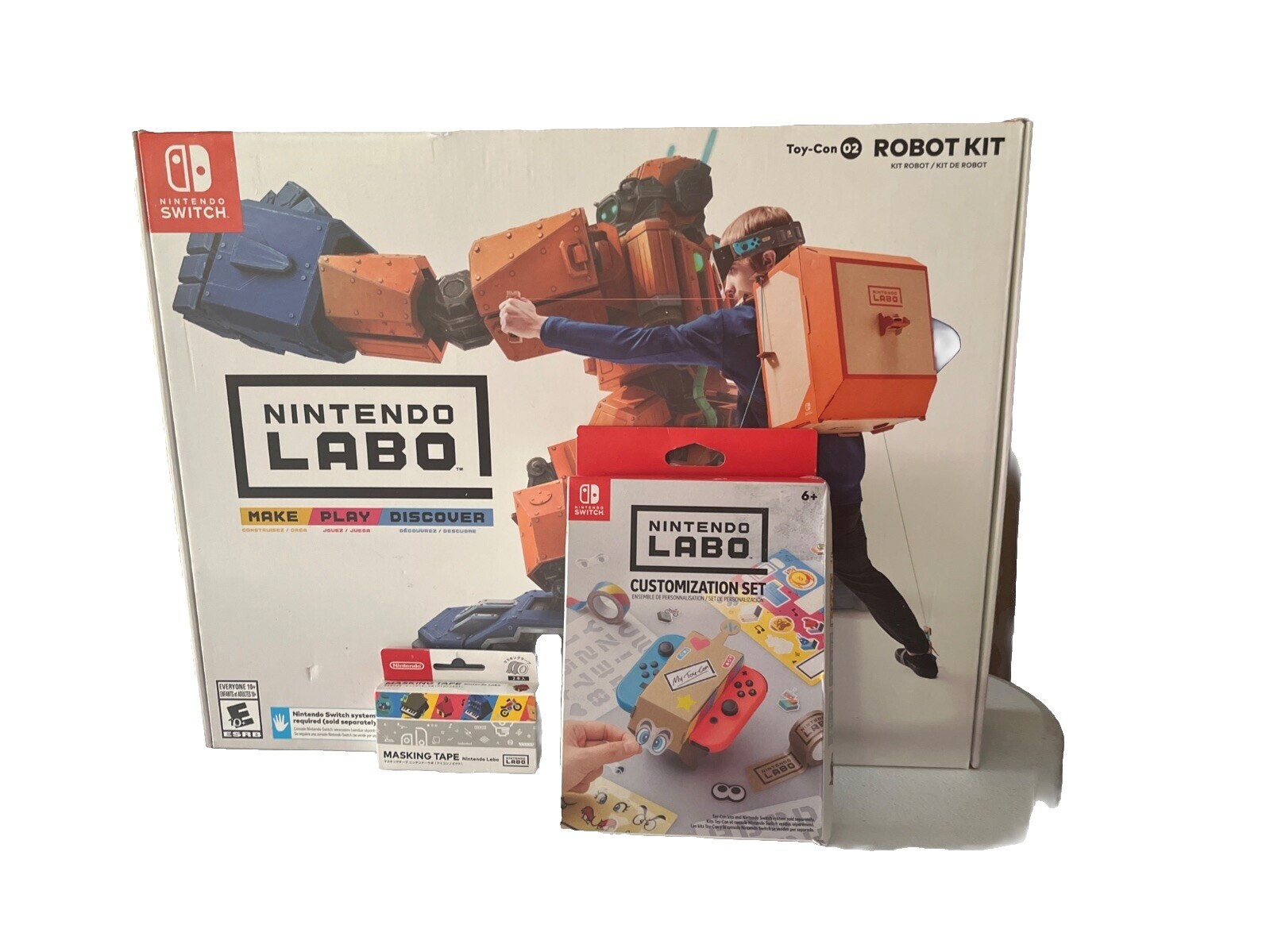 新品未開封 ニンテンドーLabo Toy-con 02 Amazon.com: Nintendo Labo Toy-Con 02 Robot Kit - Switch