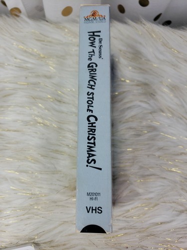 Dr Seuss How The Grinch Stole Christmas VHS Cartoon Vintage 1966 Version - Picture 4 of 7