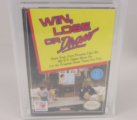 Win, Lose or Draw Nintendo NES 1990 New Factory Sealed VGA Gold Level 85+ NM+
