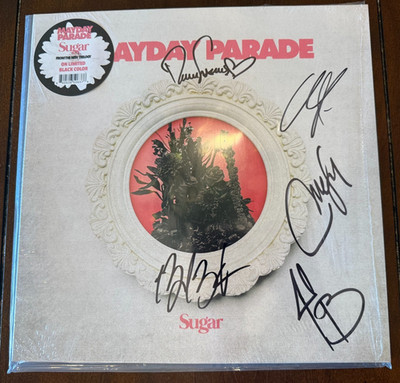 Mayday Parade - Sugar LP Vinyl (Autographed / Signed, Black)