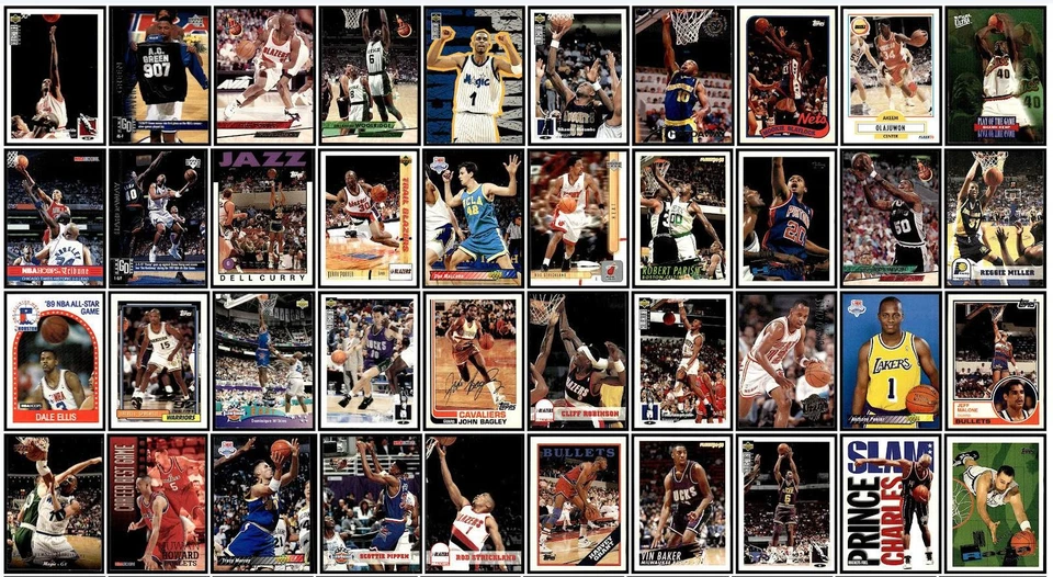 Lote mixto de 97 tarjetas deportivas de baloncesto 1989-2008 Seattle SuperSonics Foto 2 de 3