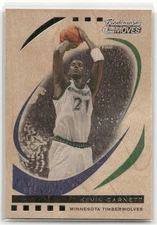2006-07 Topps Trademark Moves #36 Kevin Garnett Wood #/75