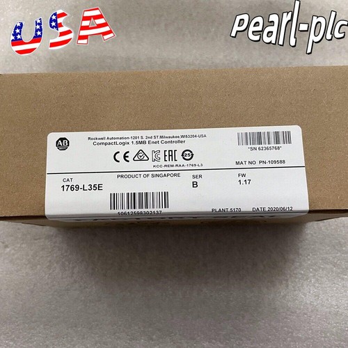 1769-L35E SER B CompactLogix 1,5 MB ENet Controller 1769L35E Factory US Free Tax