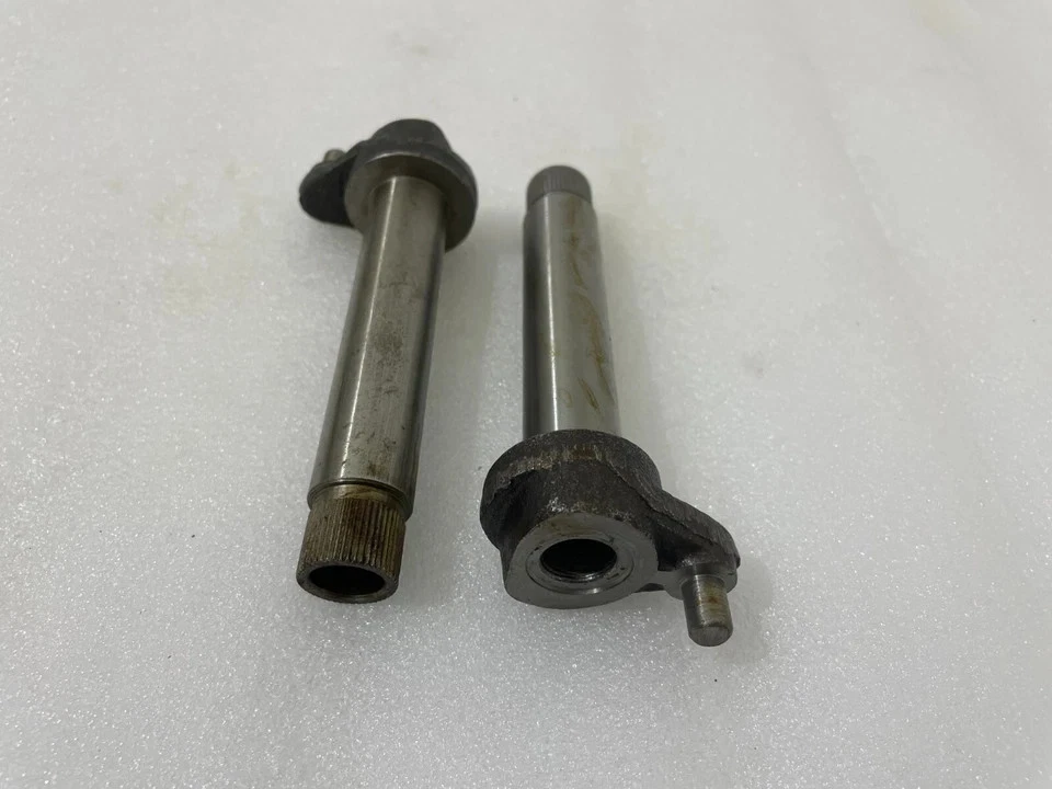 2X Footrest Shaft 1940-62 BSA B31 B33 M33 A10 A7 M20 M21 Rigid Plunger Splined - Image 2 of 4