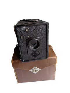 alter fotoapparat Agfa um 1930/40 m.Tasche