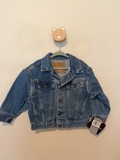 Levi Strauss  Co. Kids Blue Denim Trucker Jacket 3T Button Front