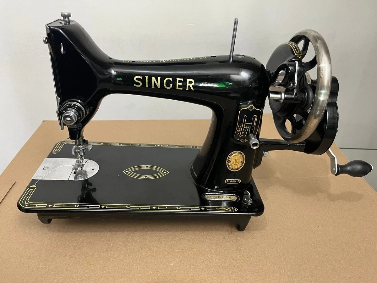 NEW  SEWING MACHINE　手回しミシン　現状品 Hand Crank Sewing Machine In Collectible Sewing Machines for sale