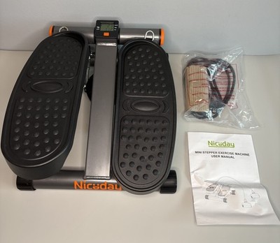 Niceday Mini Stepper w/Resistance Bands/LCD Monitor*6201NL