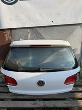 Cofano de coffre arrière Volkswagen Golf 6 2008-2012 Blanc, d'occasion