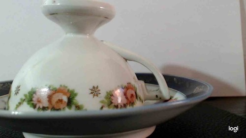 Mokkatasse mit Szene 1970er Blumen - Bild 10 von 14
