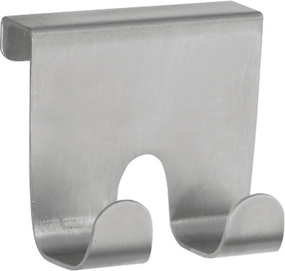 Interdesign Forma over the Cabinet Hooks, Brushed Stainless Steel