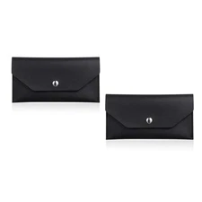 2 Pack Clutch Purse Money Envelopes for Cash Wallet Women Bill Bag