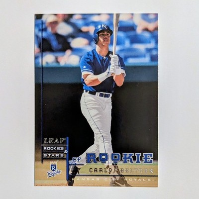 CARLOS BELTRAN ROOKIE 1998 LEAF ROOKIES AND STARS RC #323 SP ROYALS NM OR BETTER