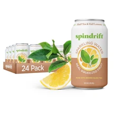 Sparkling Water, Half Tea  Half Lemon Flavored, Made with Real Squeezed Fruit...