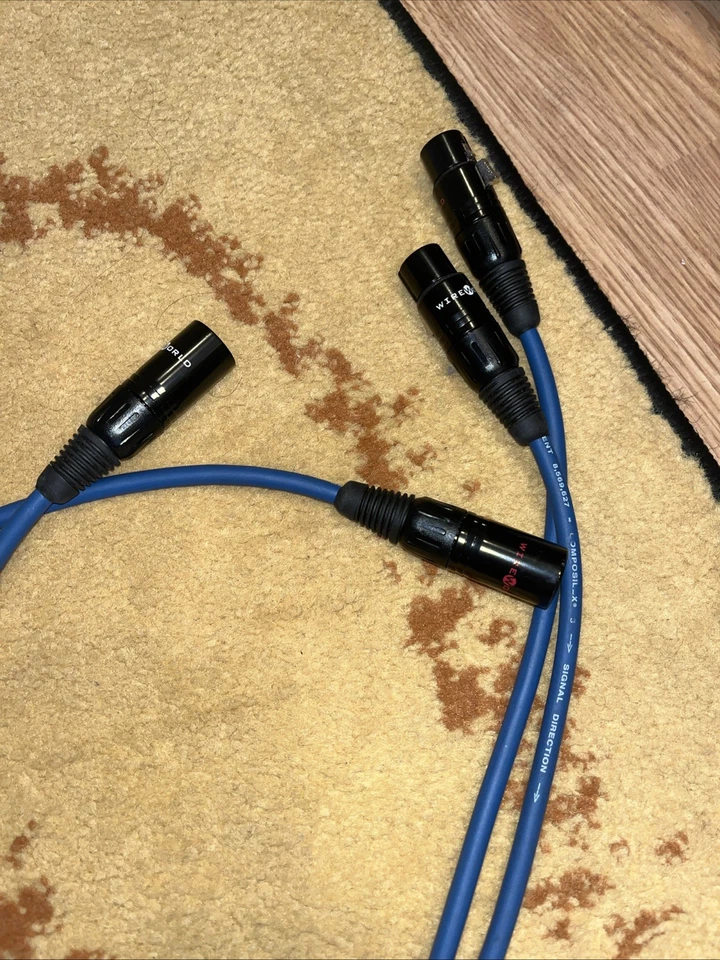 Par de CABLES DE INTERCONEXIÓN Wireworld Oasis 8 Balanced XLR 1m Foto 2 de 3