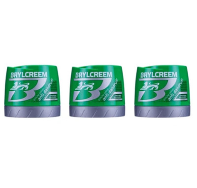 3 Unit Brylcreem Aqua-Oxy Hair Styling Cream Anti dandruff 250ml DHL FREE SHIP