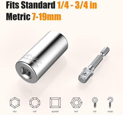 Christmas Gifts Stocking Stuffers for Men, Super Universal Socket Tools Gifts f - Picture 3 of 12