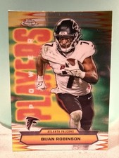 Bijan Robinson PP-11 Power Players Refractor 2025 Topps Chrome Falcons