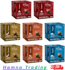 Italian Espresso Coffee Capsules 128 Pack Compatible with A Modo Mio