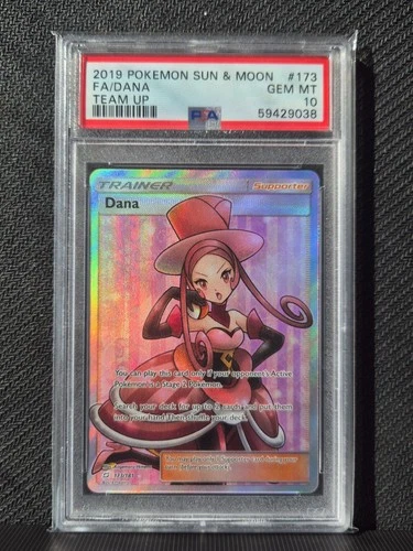 PSA 10 - SM Team Up - Dana - 173/181 - Full Art Ultra Rare