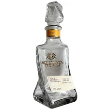 EMPTY Adictivo Tequila Bottle 750ml Double Reposado Twisty Design Fillable Top
