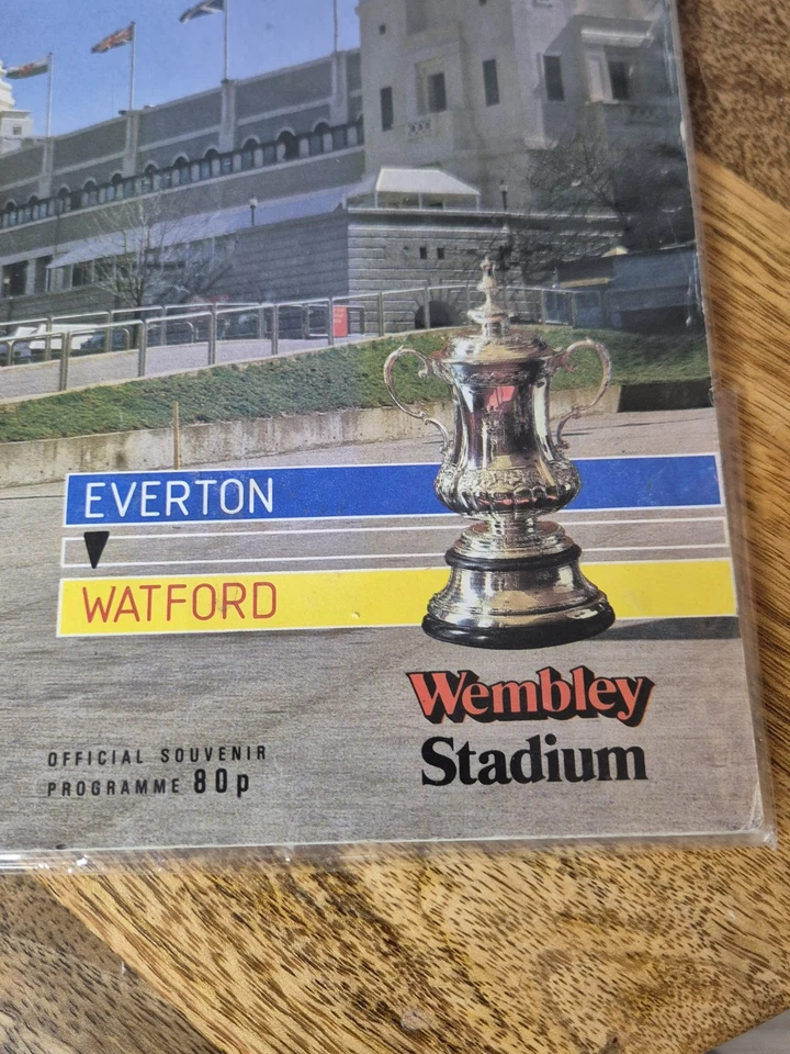 FA Cup Final Football Programme 1984 Everton v Watford 19th May Excellent Con - Image 3 of 3