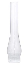B&P Lamp 3 Inch Base, 14 Inch Height, 3-5/8 Inch Bulge Glass Lamp Chimneys