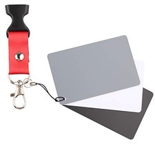 Grey Card for Manual White Balance and Exposure Metering Card Photography Card 3