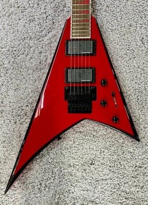Jackson V Style Randy Rhoads RRX24 Electric Guitar, Red with Black