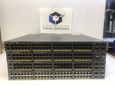 Lot of 4 Cisco Catalyst WS-C2960XR-48TS-I Switch See Description