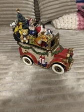 NEW Fitz and Floyd Santa Mobile Musical playing "We Wish You A Merry Christmas" 