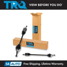 TRQ New Front CV Axle Shaft Joint Assembly Pair Set 2pc for Jetta Rabbit Golf